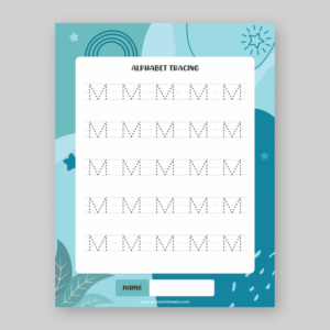 Download Free Printable Tracing Letter M – Pre Worksheets